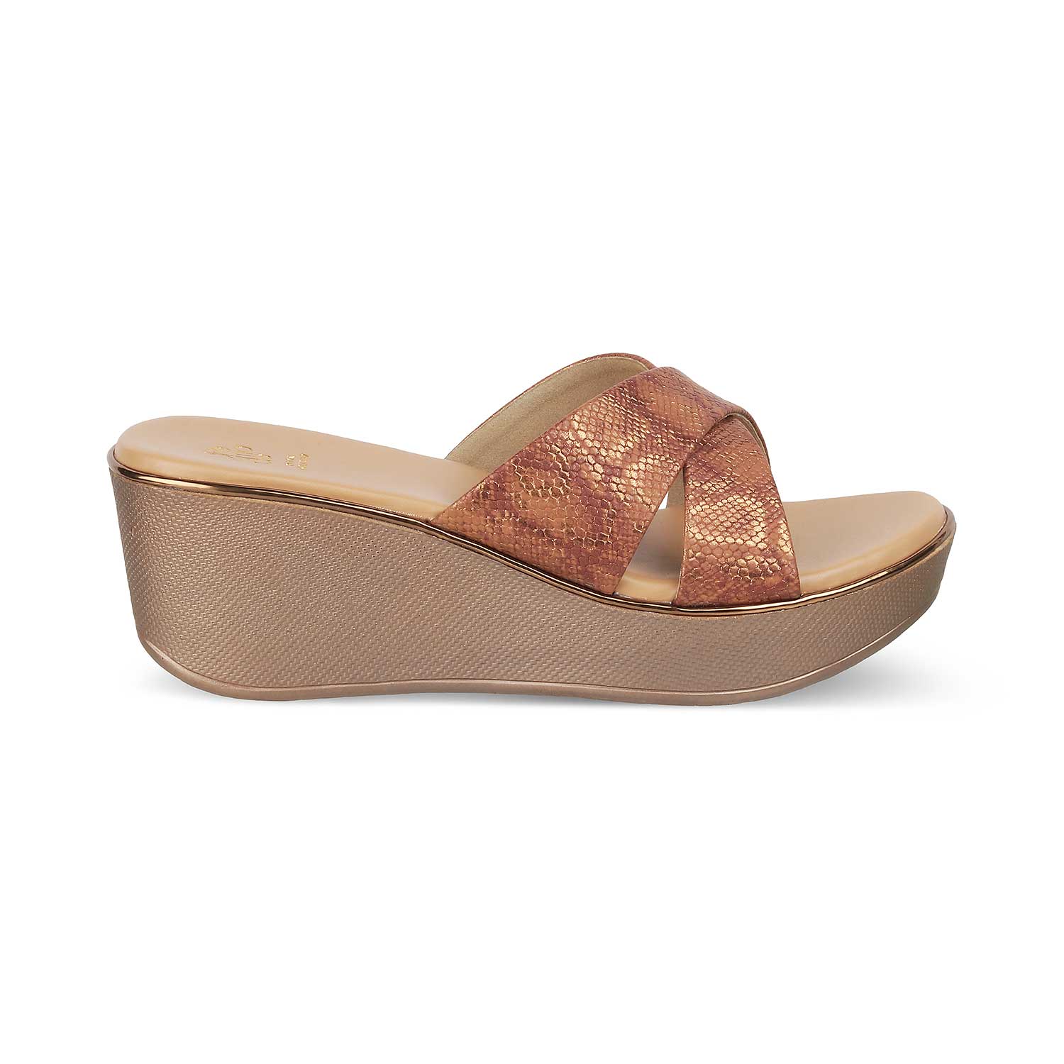 The Savvy Bronze Women's Dress Wedge Sandals Tresmode - Tresmode