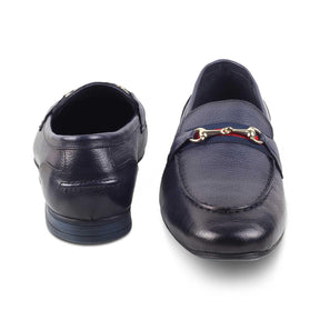 The Sen Blue Men's Leather Loafers Tresmode - Tresmode