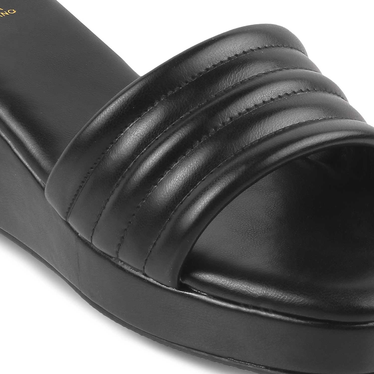 The Skyler Black Women's Casual Wedge Heel Sandals Tresmode - Tresmode