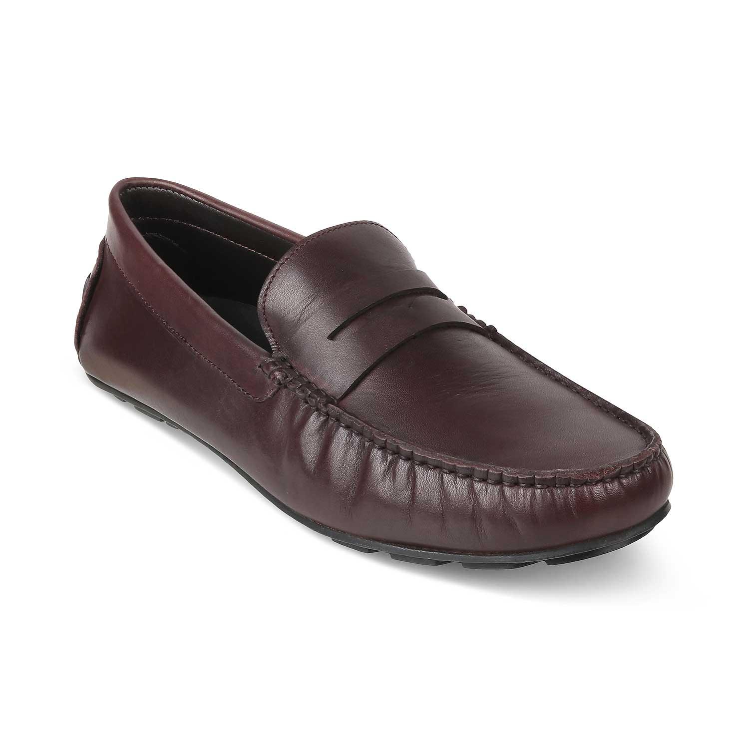 The Sloafer Brown Men's Leather Driving Loafers Tresmode - Tresmode