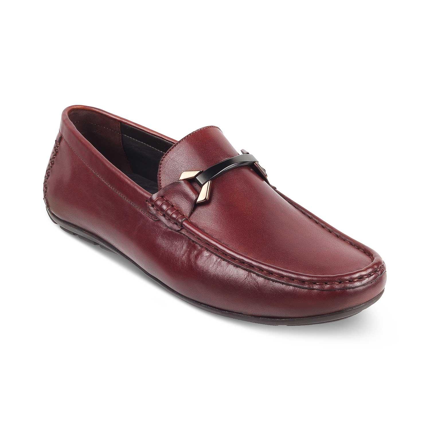 The Sobuck Tan Men's Leather Driving Loafers Tresmode - Tresmode