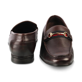 The Suchi Brown Mens Leather Loafers - Tresmode