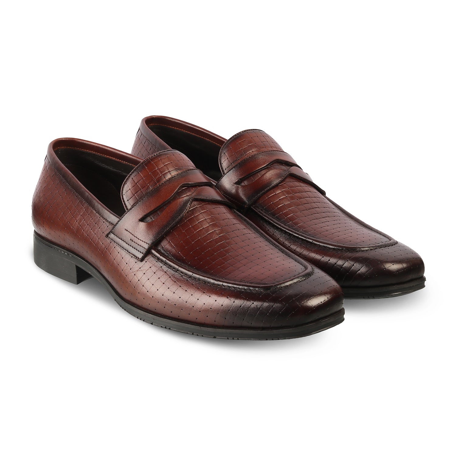The Super Brown Men's Penny Loafers - Tresmode