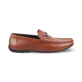 The Votterdam Tan Men's Leather Driving Loafers Tresmode - Tresmode