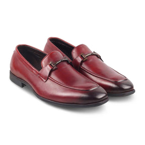 The Yobaa Tan Men's Leather Loafers Tresmode - Tresmode