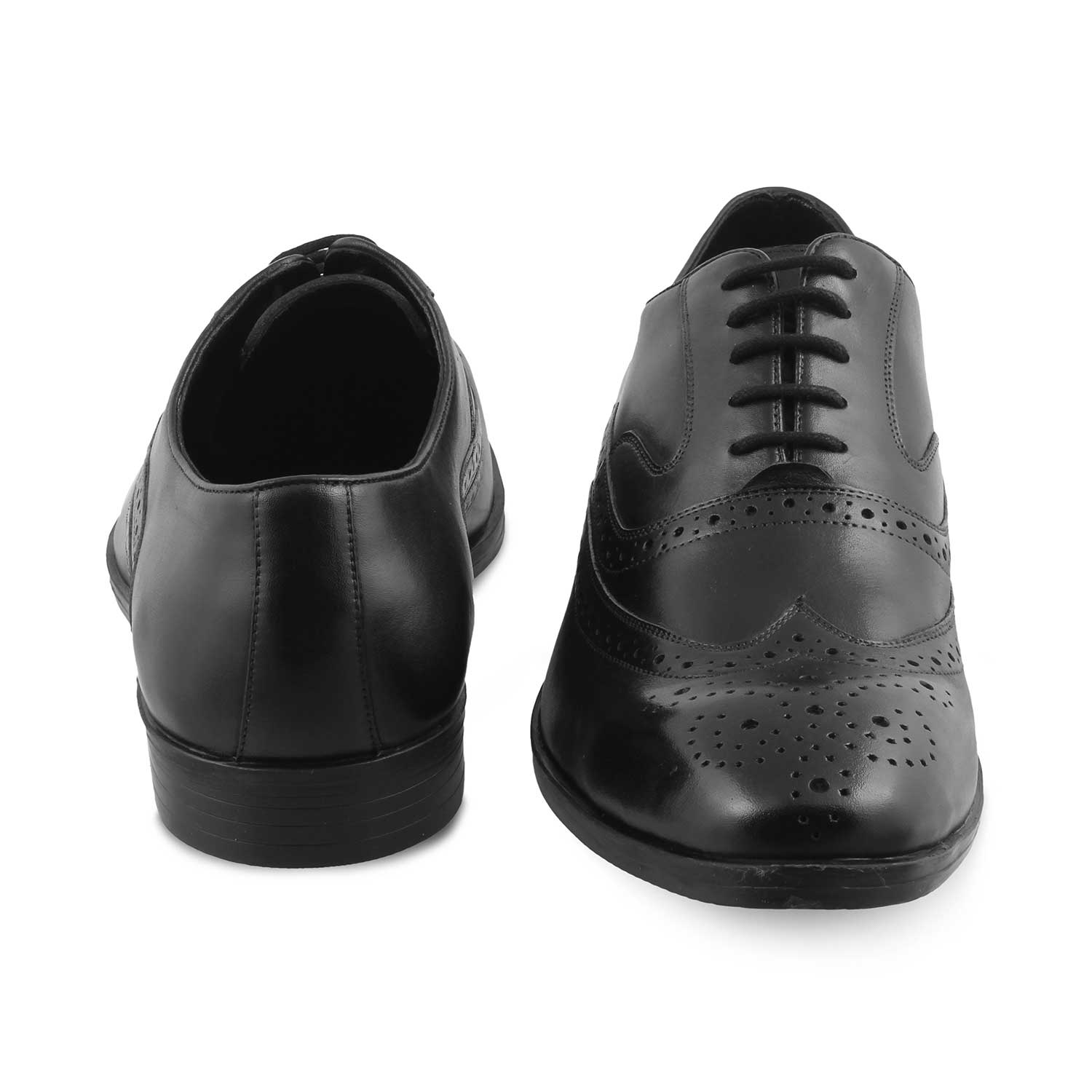 The Yoko Black Men's Brogues Lace Ups Tresmode - Tresmode