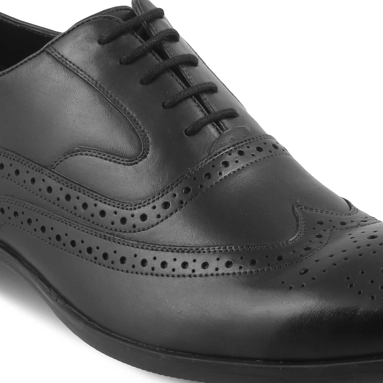 The Yoko Black Men's Brogues Lace Ups Tresmode - Tresmode