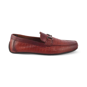 The Yoxile Tan Men's Leather Driving Loafers Tresmode - Tresmode